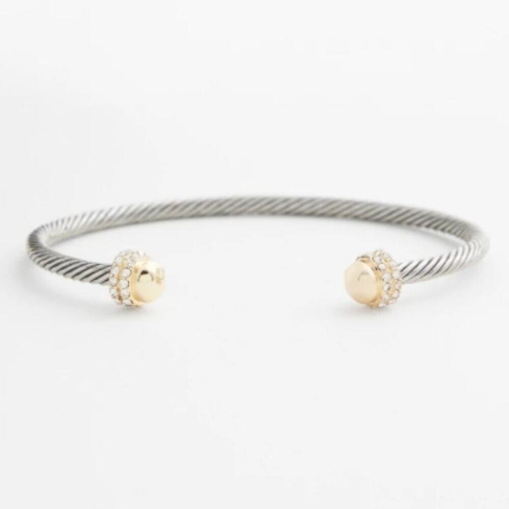 Chico's Mixed Metal Flex Cuff Bracelet